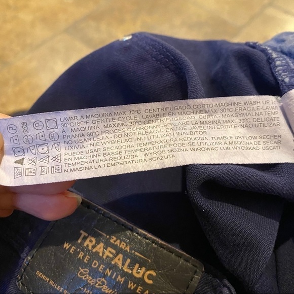 ZARA Slim Fit Jeans Size 4 - Picture 6 of 7